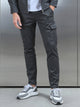 Tailored Cotton Cargo Pant in Grey