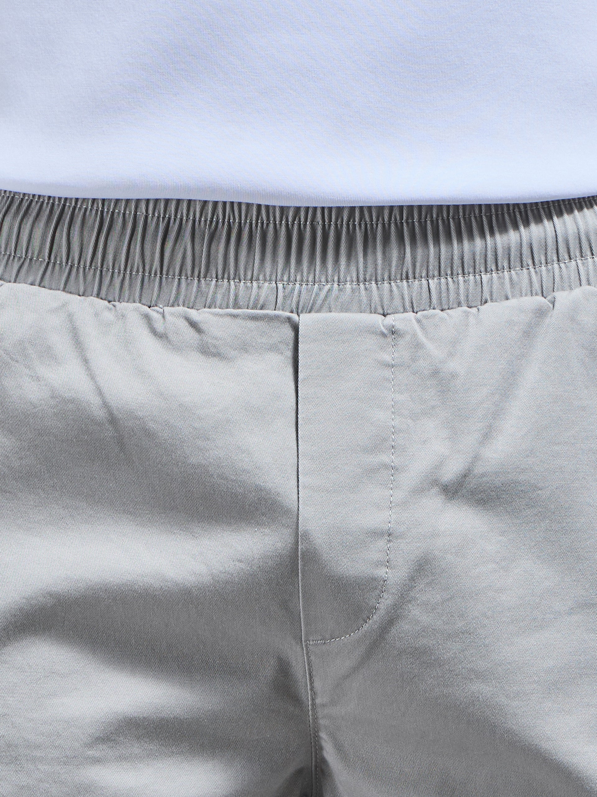 Tailored Drawstring Cargo Short in Stone