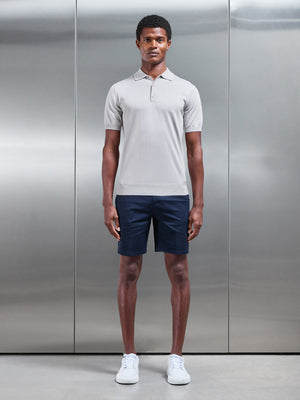 Tailored Side Adjuster Chino Short in Navy