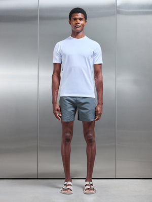 Tailored Side Adjuster Swim Short in Olive