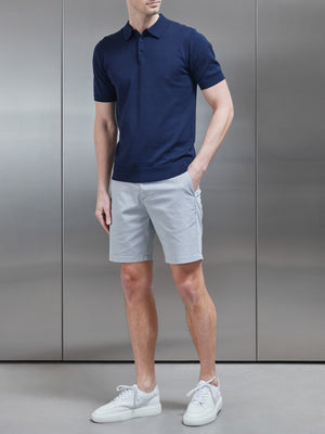 Tailored Chino Short in Mid Grey