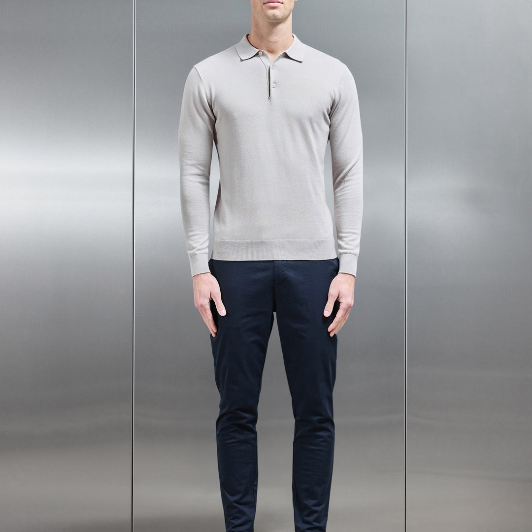 Tailored Chino Trouser in Navy
