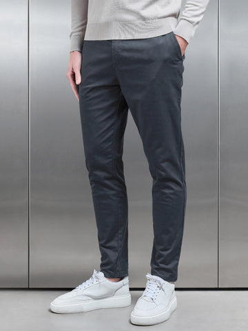 Tailored Chino Trouser in Grey