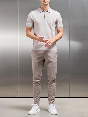 Tailored Chino Trouser in Taupe