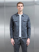 Tailored Cotton Cargo Jacket in Grey