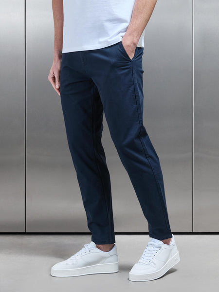 Essential Tailored Chino Trouser in Navy