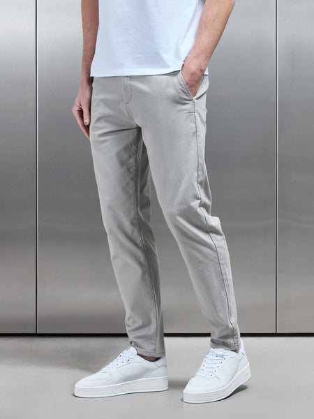 Essential Tailored Chino Trouser in Stone