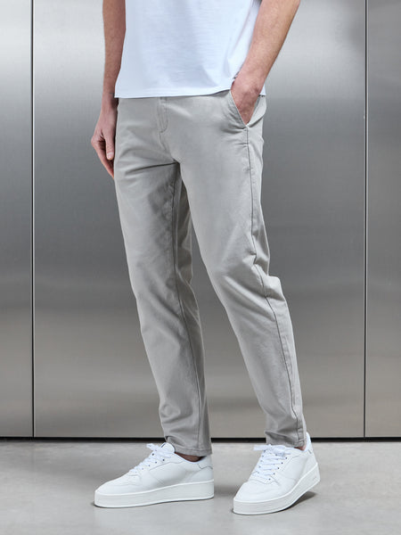 Essential Tailored Chino Trouser in Stone