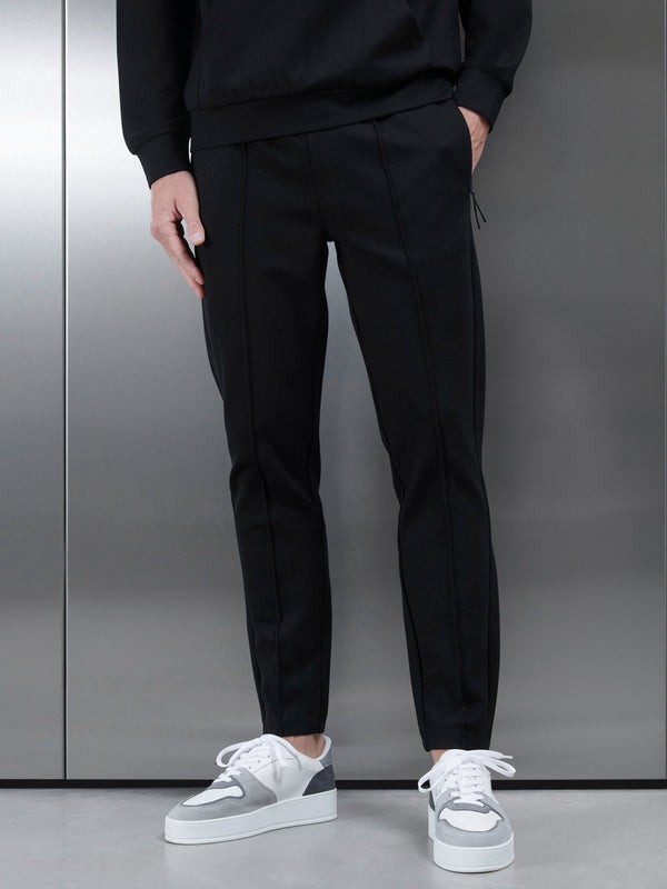 Technical Jersey Jogger in Black