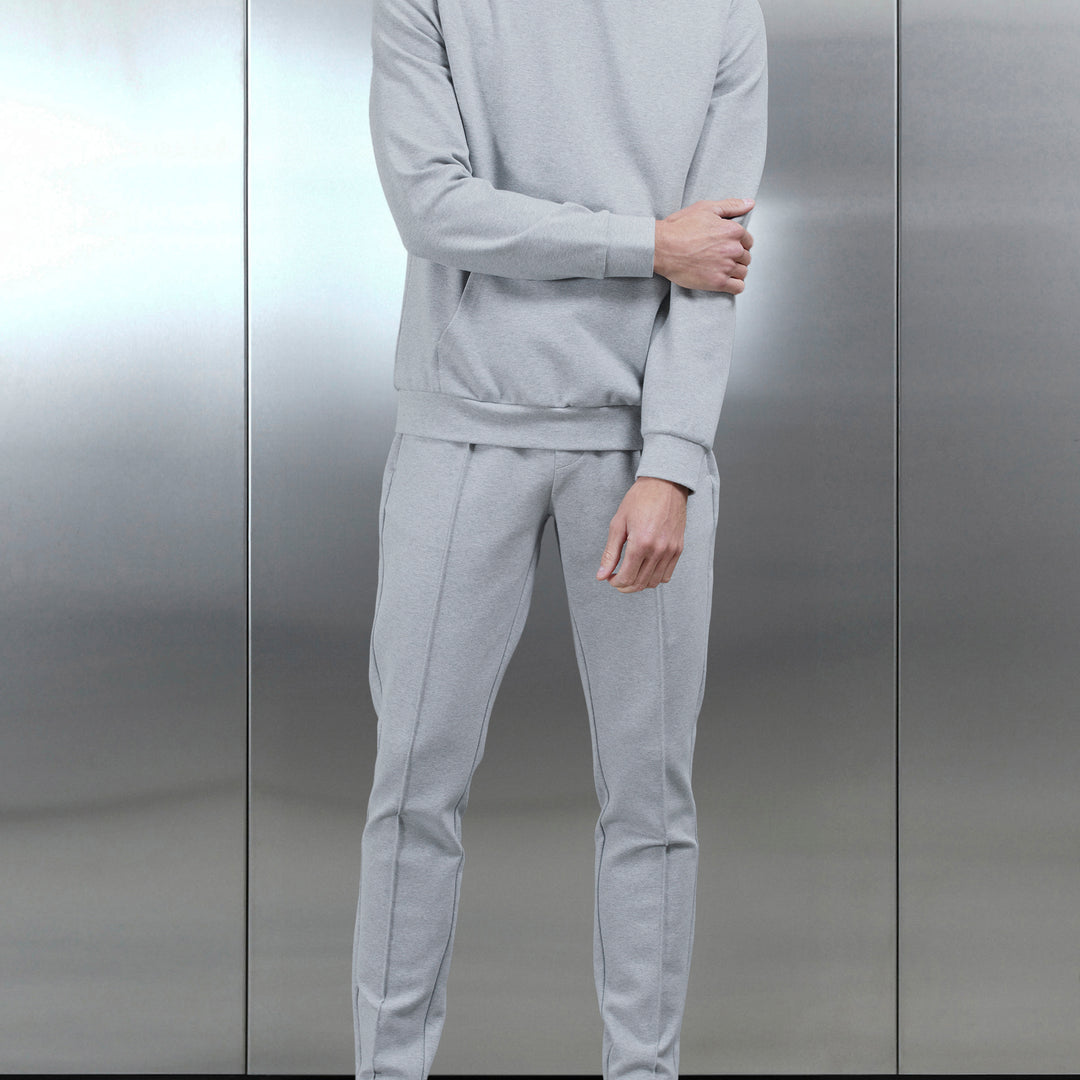 Technical Jersey Jogger in Marl Grey