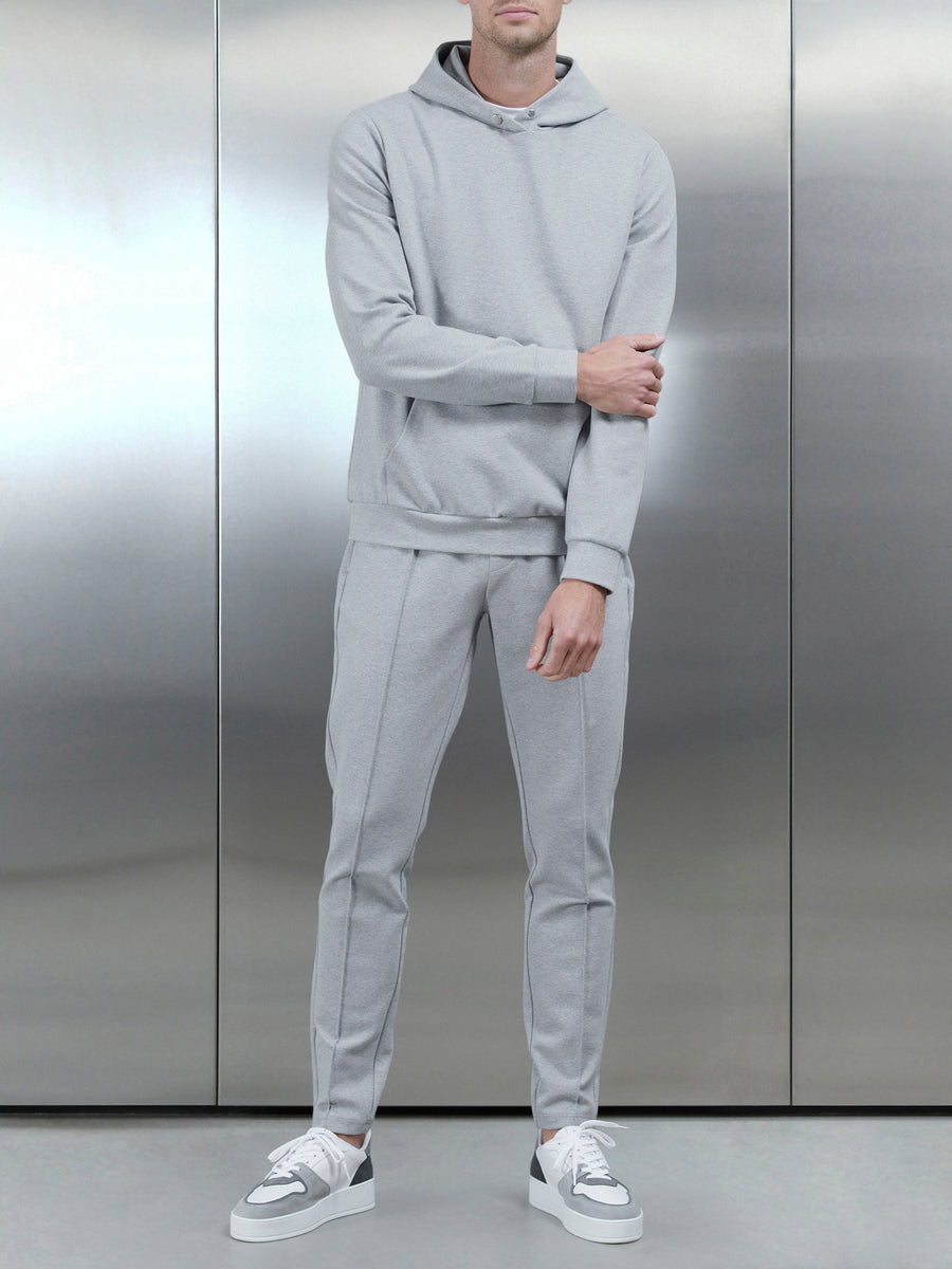 Technical Jersey Jogger in Marl Grey