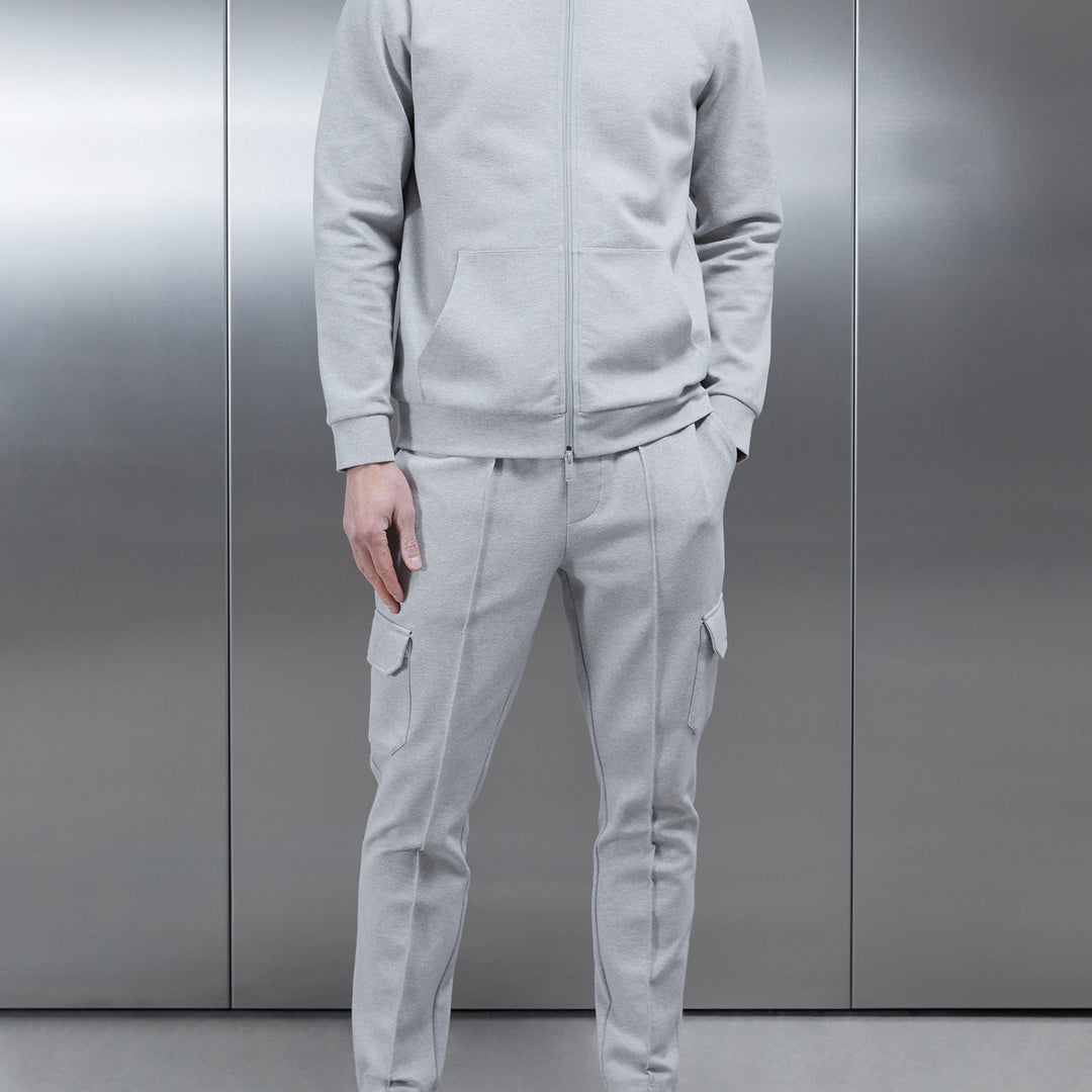 Technical Jersey Cargo Pant in Marl Grey
