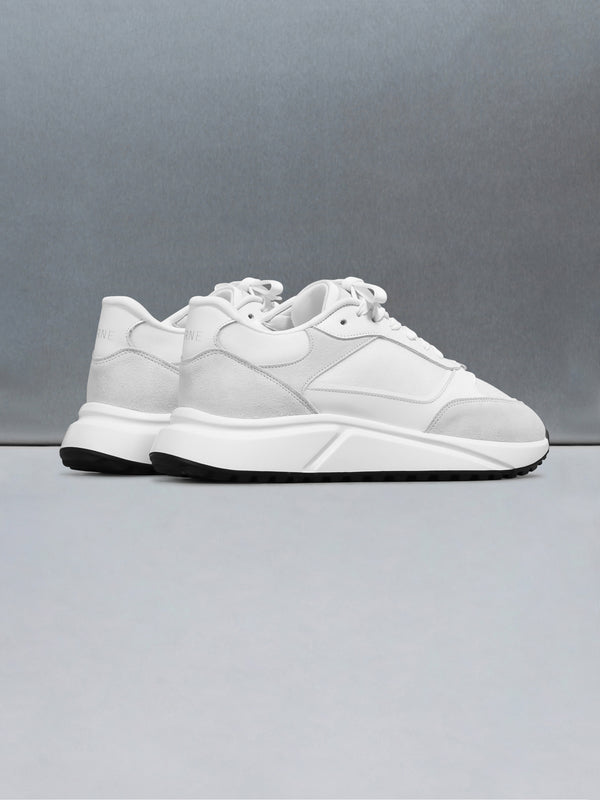 Technical Runner in Triple White