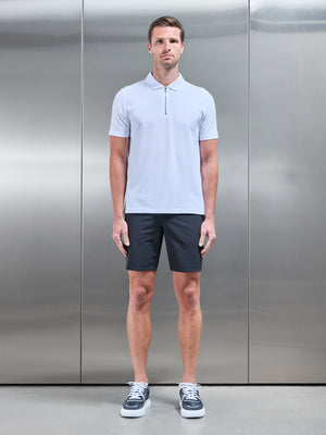 Technical Stretch Chino Short in Grey