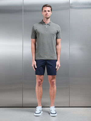 Technical Stretch Chino Short in Navy