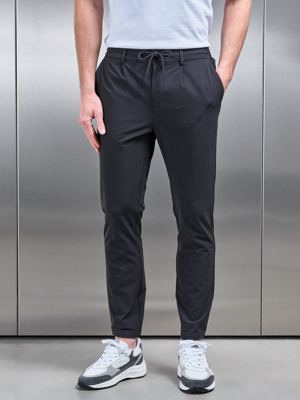 Technical Stretch Chino Trouser in Grey