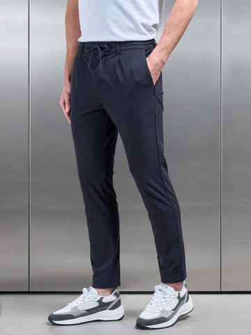 Technical Stretch Chino Trouser in Navy