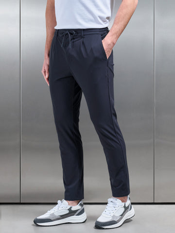 Technical Stretch Chino Trouser in Navy