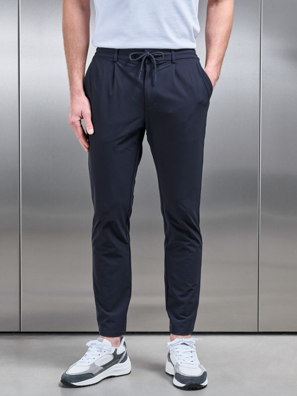 Technical Stretch Chino Trouser in Navy