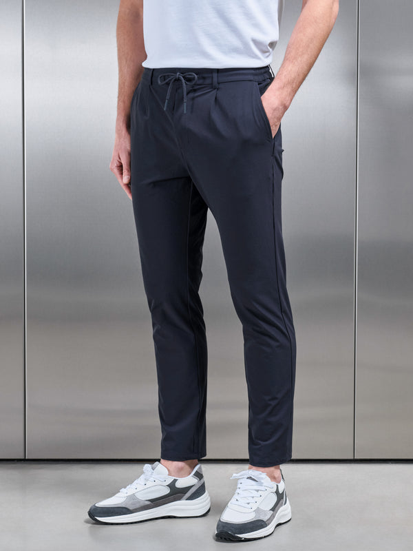 Technical Stretch Chino Trouser in Navy