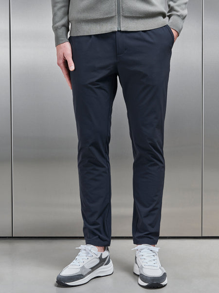 Technical Stretch Chino Trouser in Navy