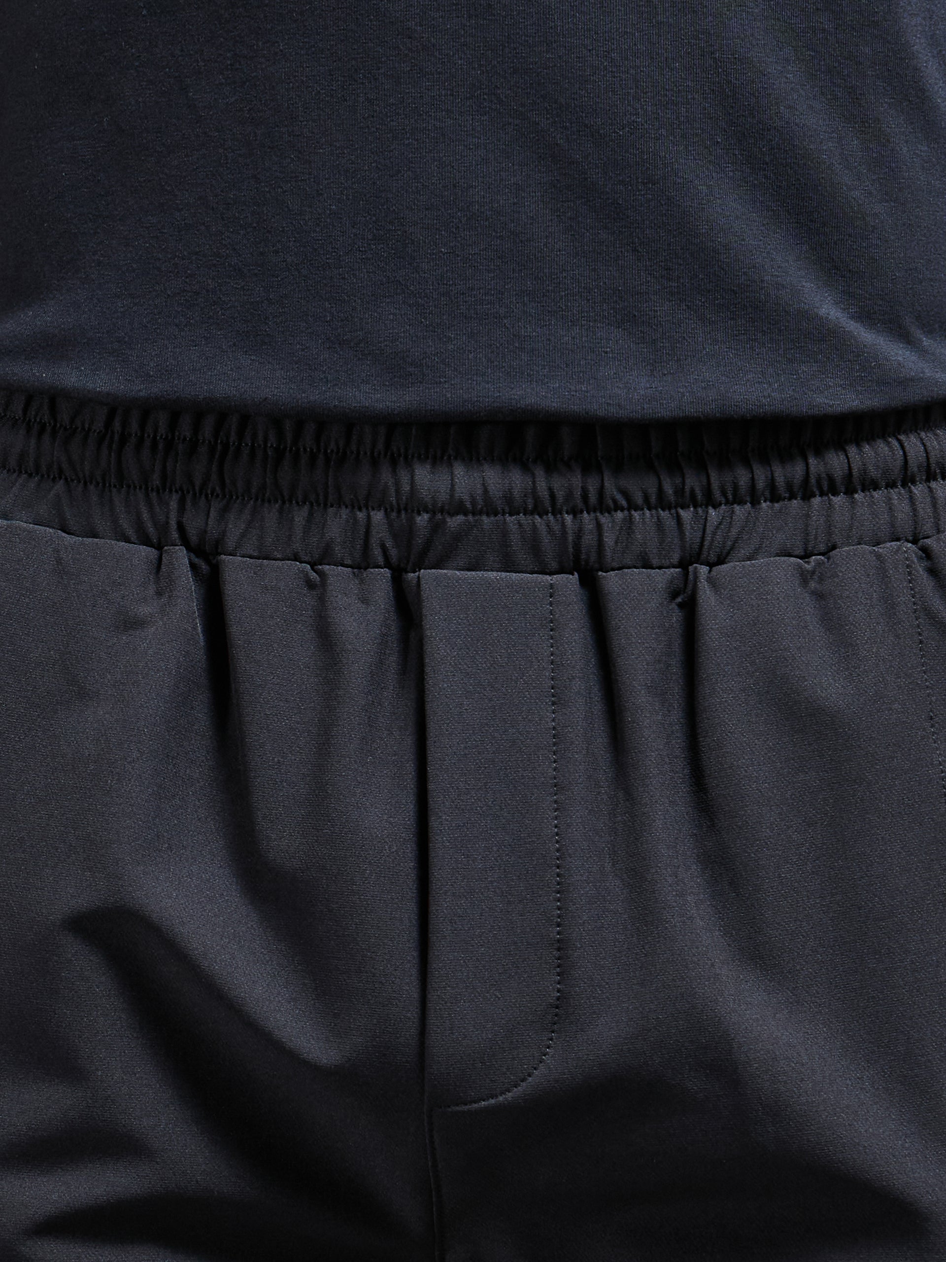 Technical Tailored Cargo Short in Black