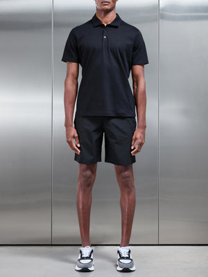 Technical Tailored Short in Black