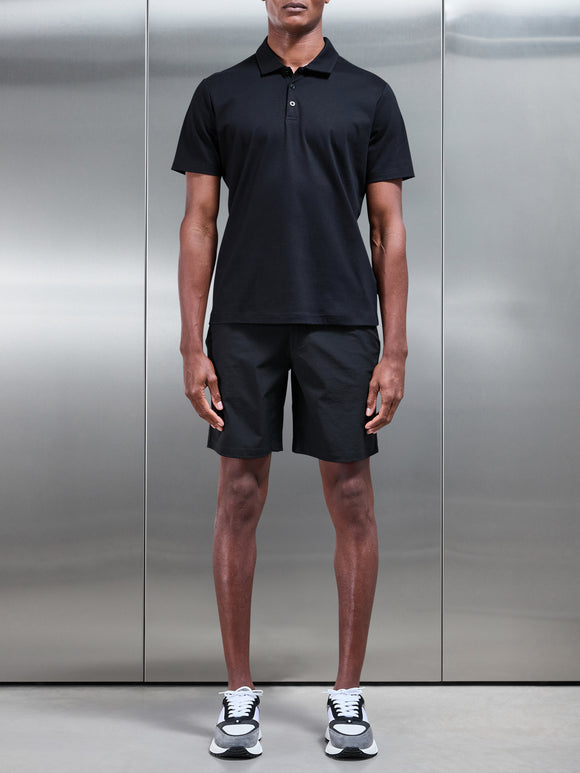 Technical Tailored Short in Black