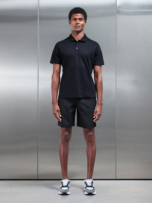 Technical Tailored Short in Black