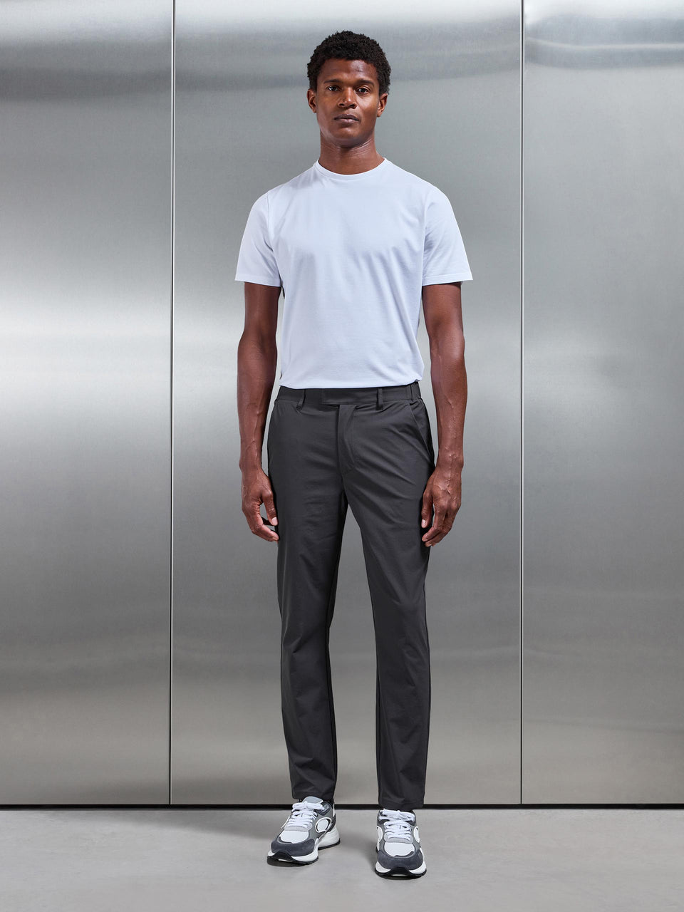 Technical Tailored Trouser in Grey