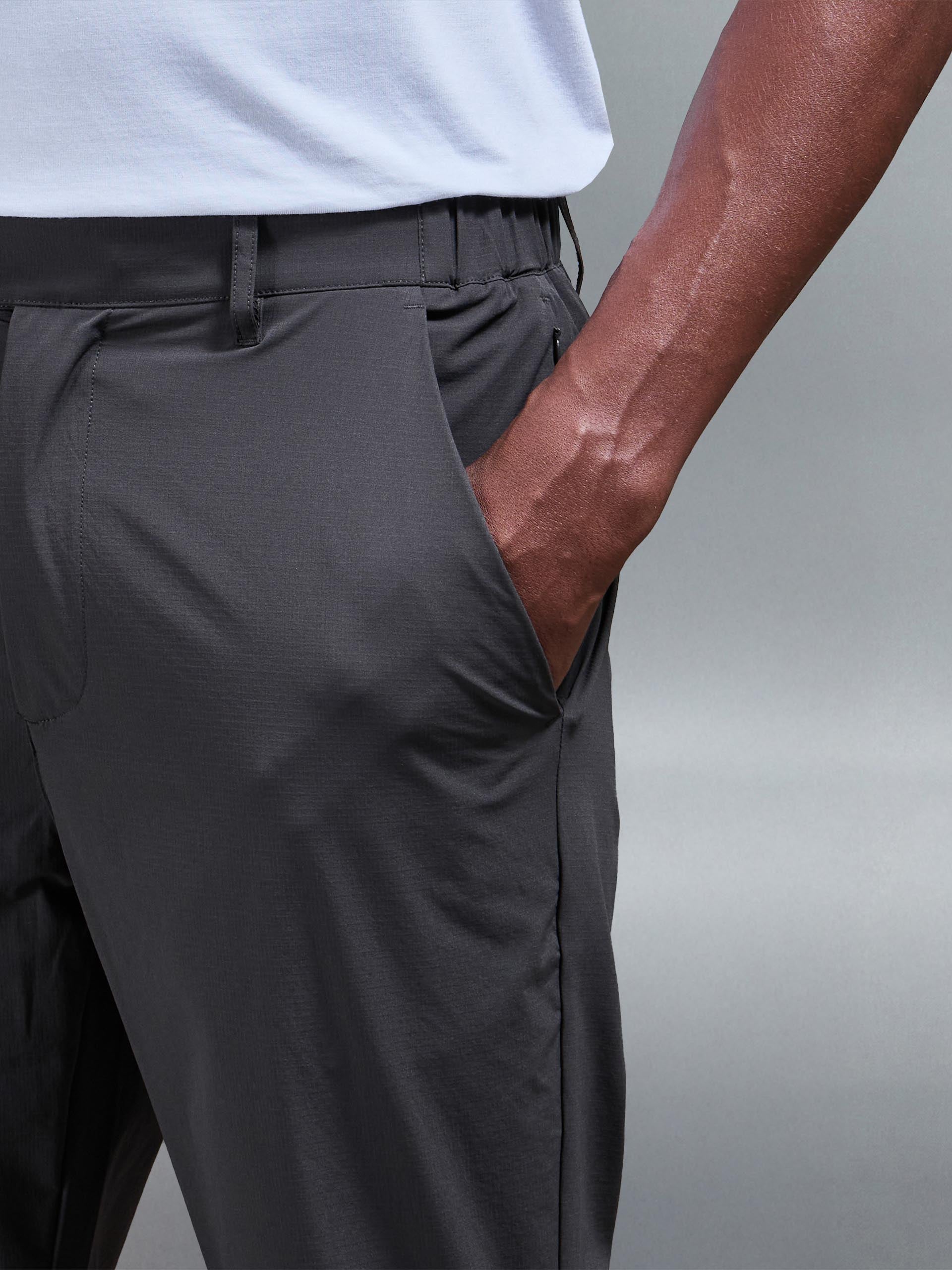 Technical Tailored Trouser in Grey