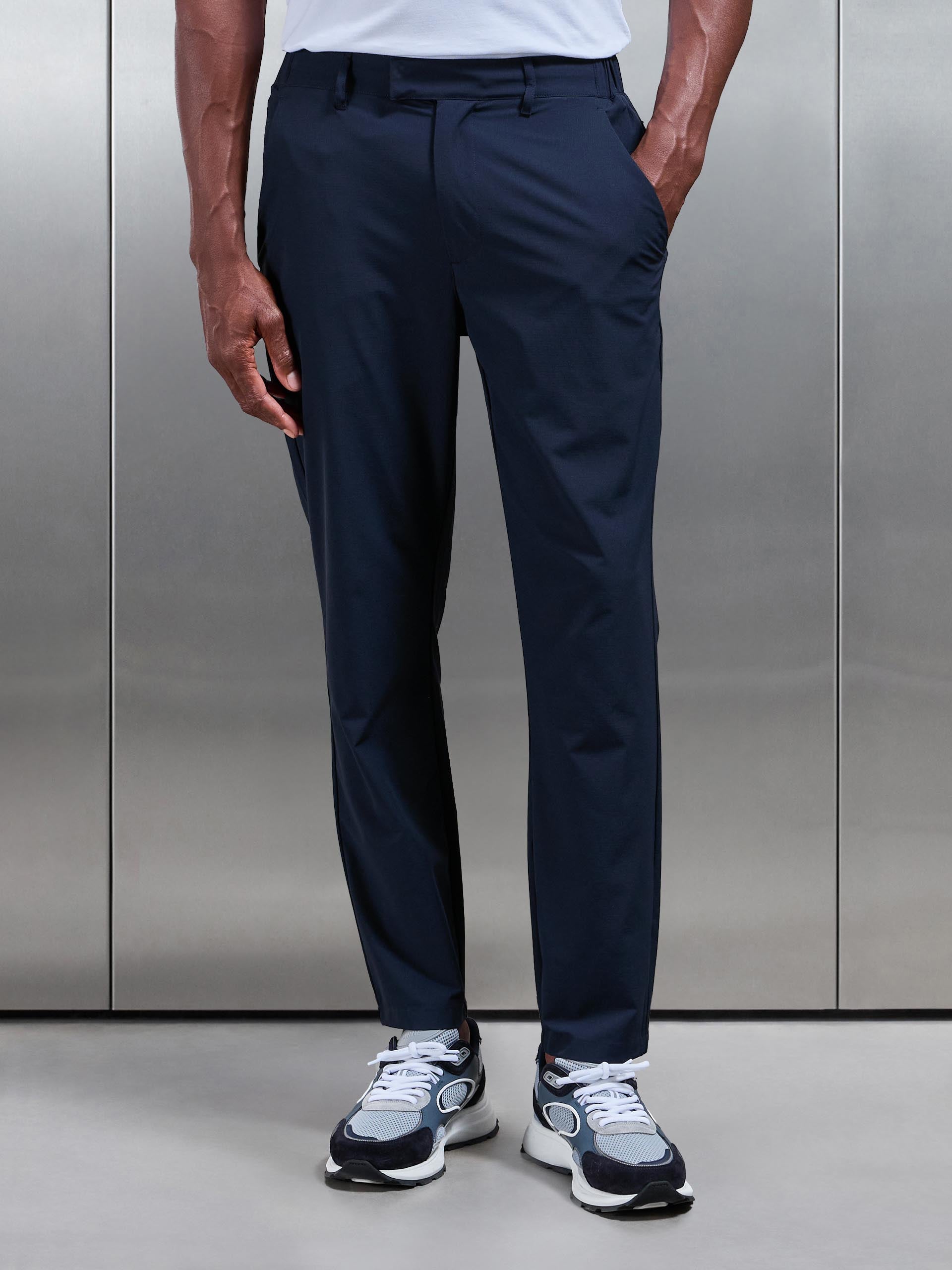 Technical Tailored Trouser in Navy
