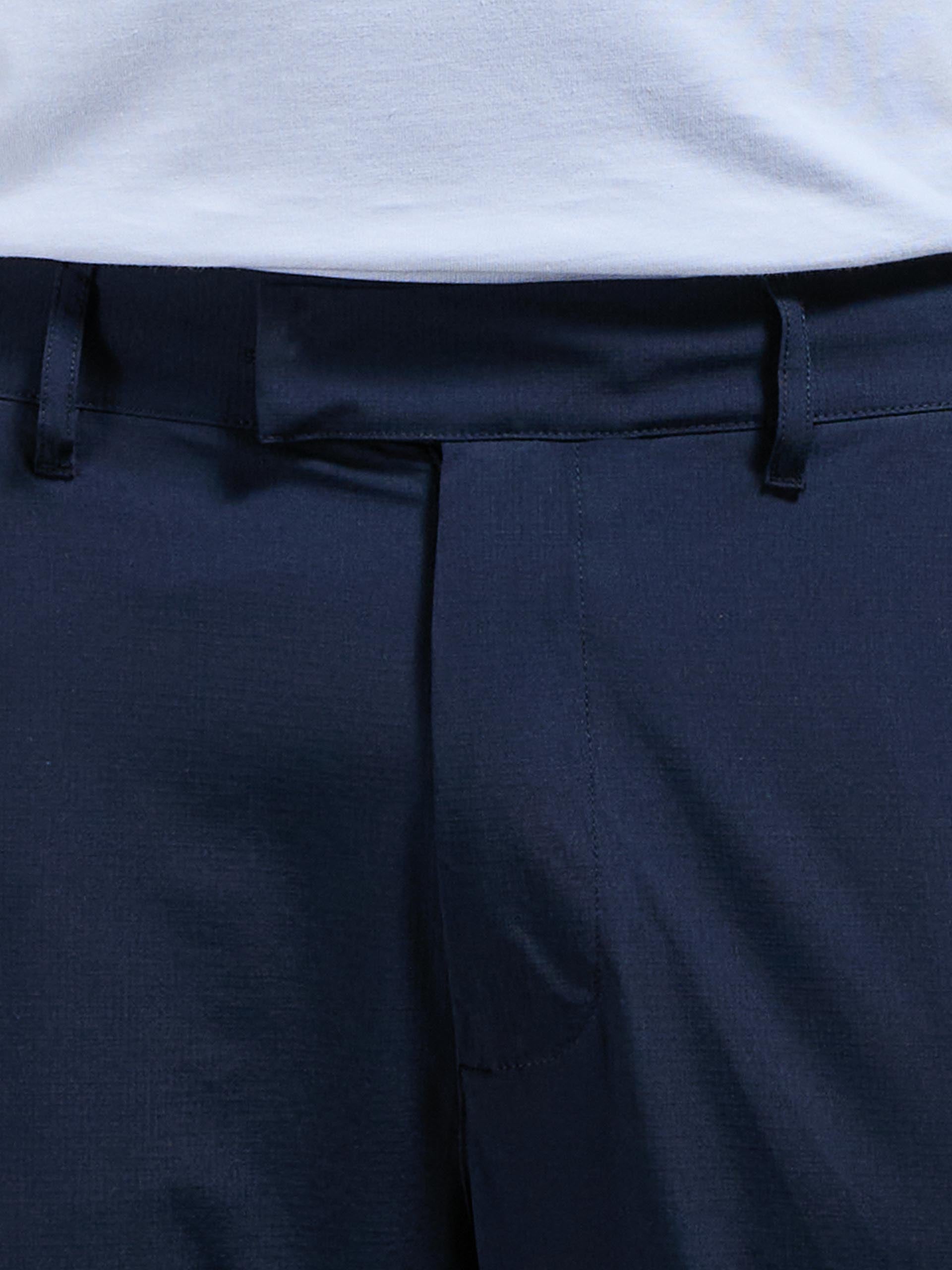 Technical Tailored Trouser in Navy