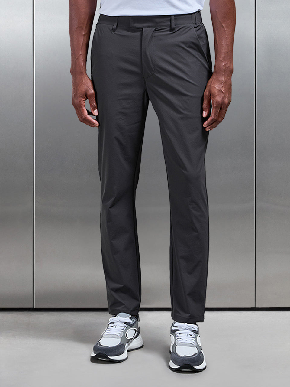 Technical Tailored Trouser in Grey