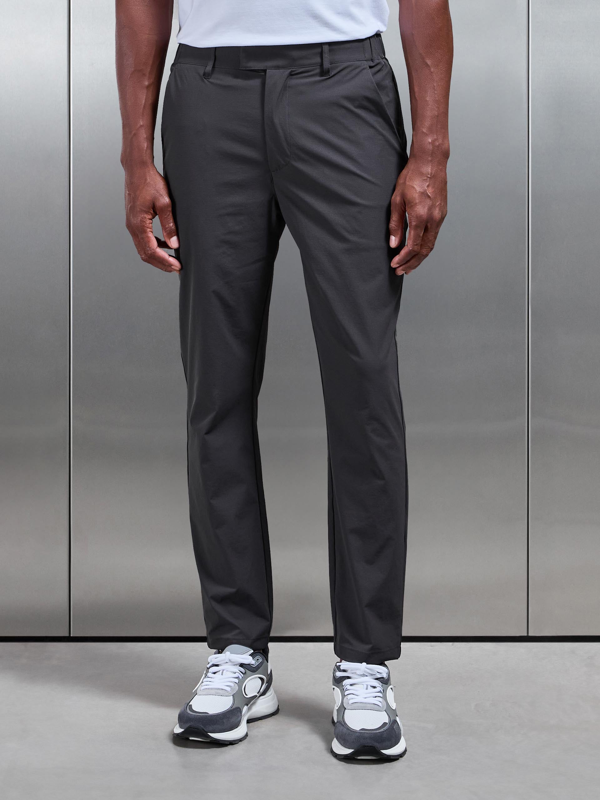 Technical Tailored Trouser in Grey