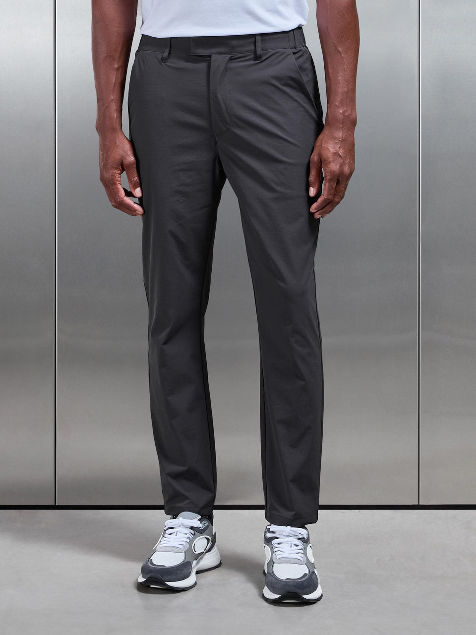 Technical Tailored Trouser in Grey