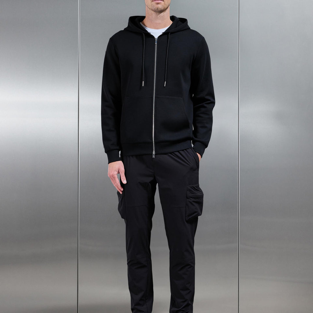 Technical 3D Cargo Pant in Black