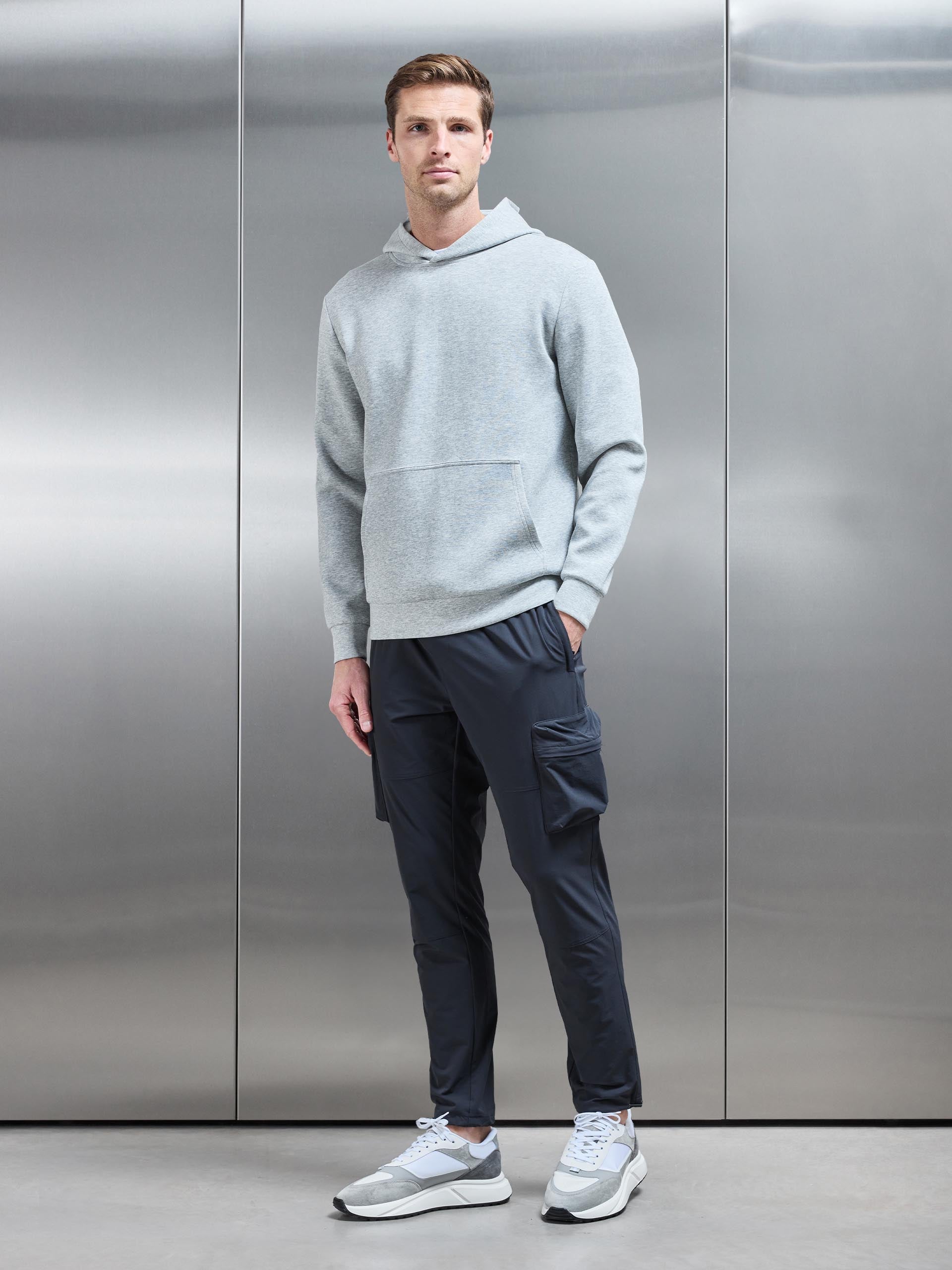 Technical 3D Cargo Pant in Slate Grey
