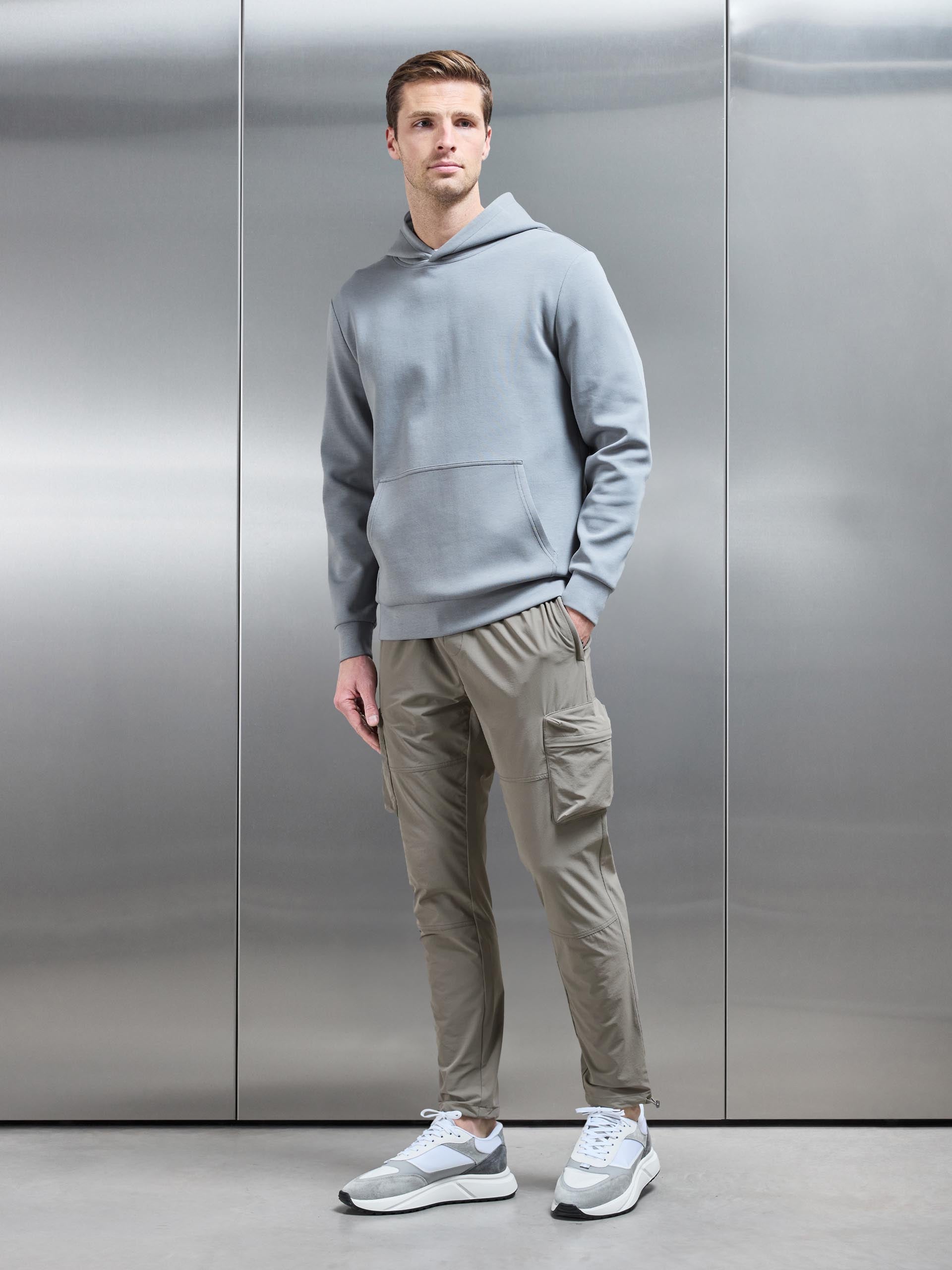 Technical 3D Cargo Pant in Olive