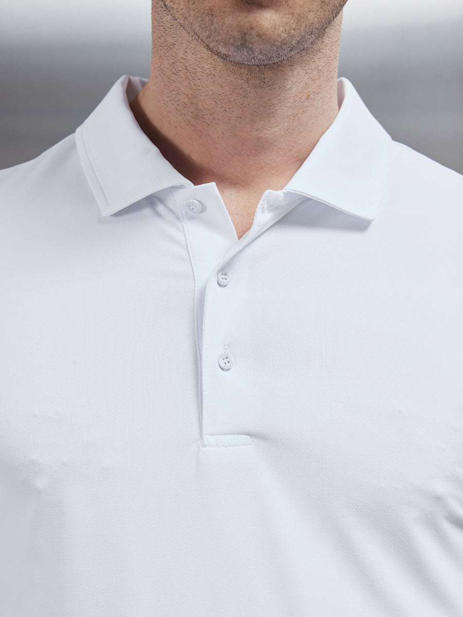 Technical Polo Shirt in White