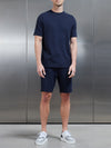 Technical Jersey T-Shirt in Navy