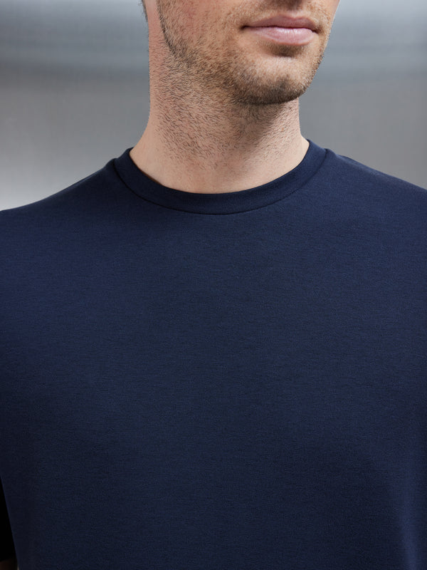 Technical Jersey T-Shirt in Navy