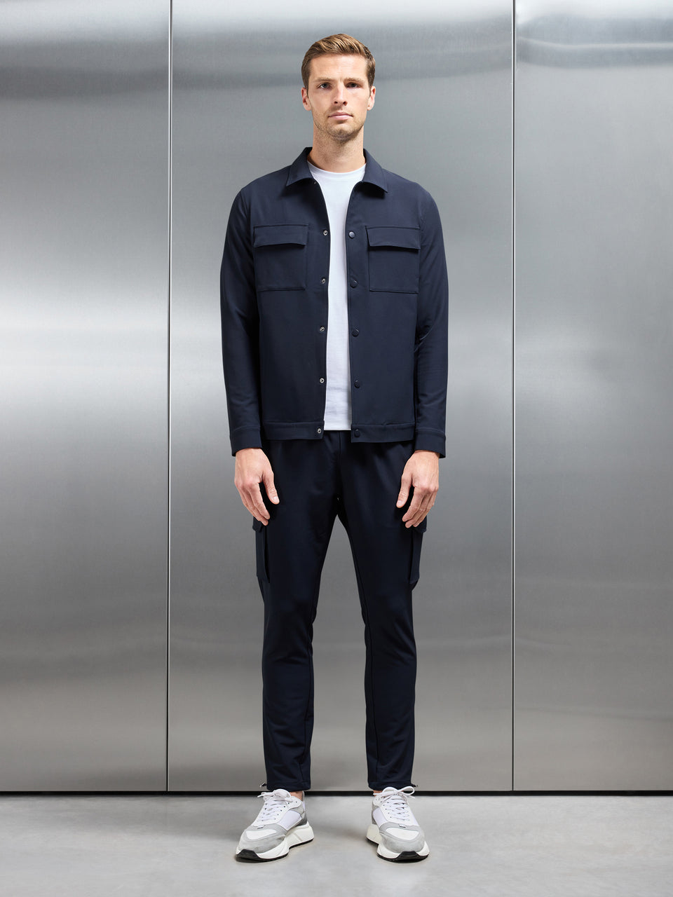 Technical Mid Weight Utility Cargo Pant in Navy