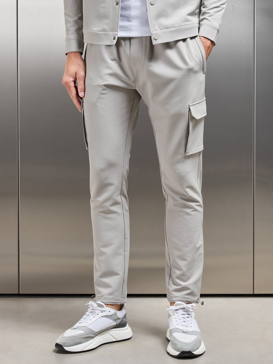 Technical Mid Weight Utility Cargo Pant in Stone