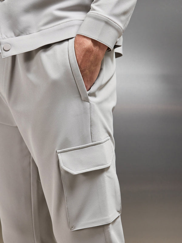 Technical Mid Weight Utility Cargo Pant in Stone