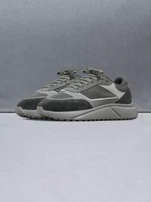 Technical Runner in Triple Tonal Grey