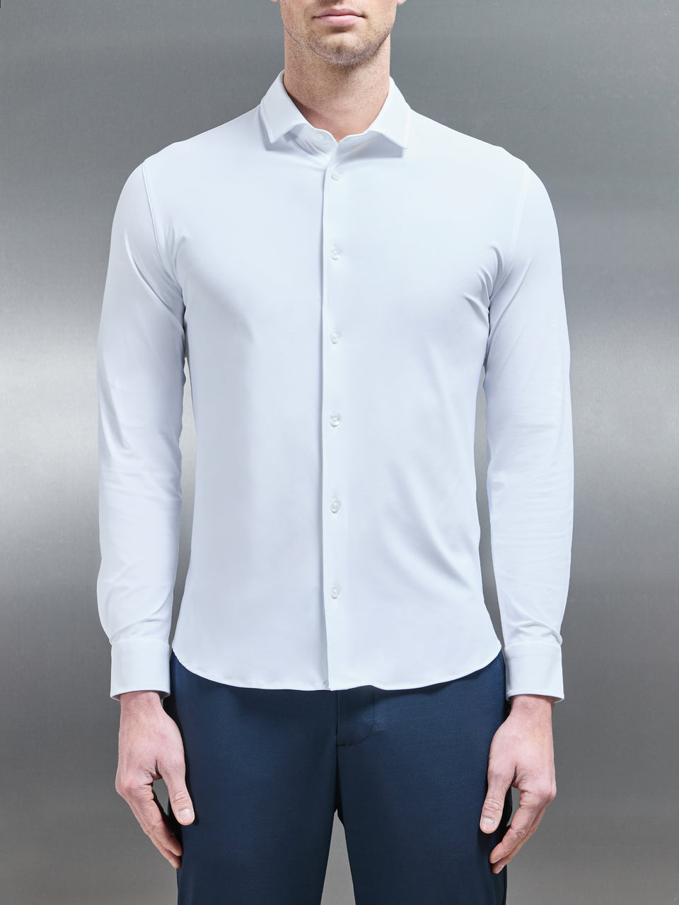 Technical Stretch Travel Shirt in White