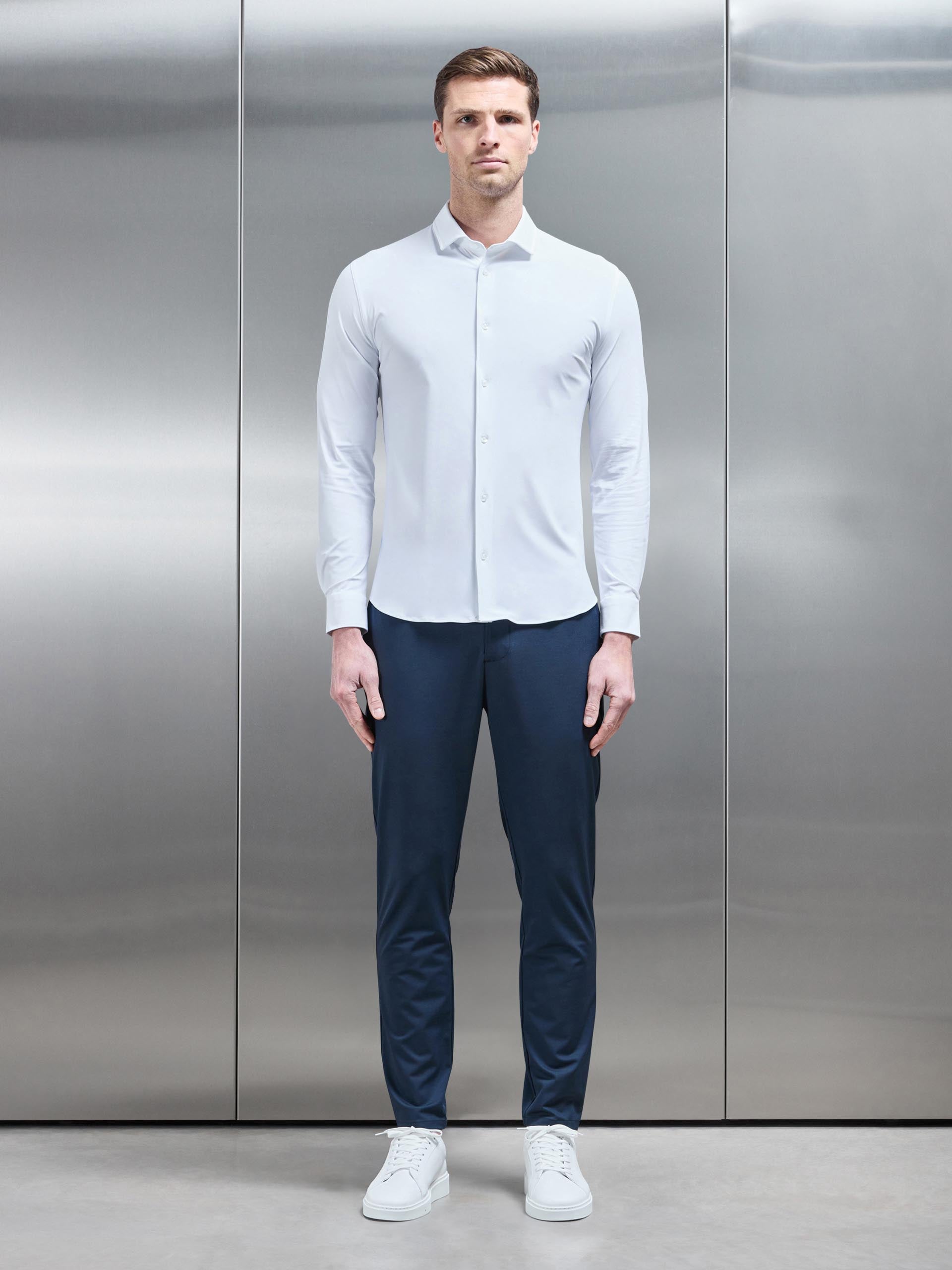 Technical Stretch Travel Shirt in White