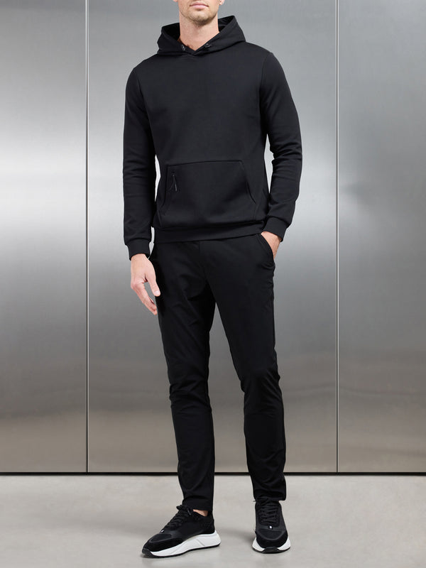 Technical Tailored Trouser in Black