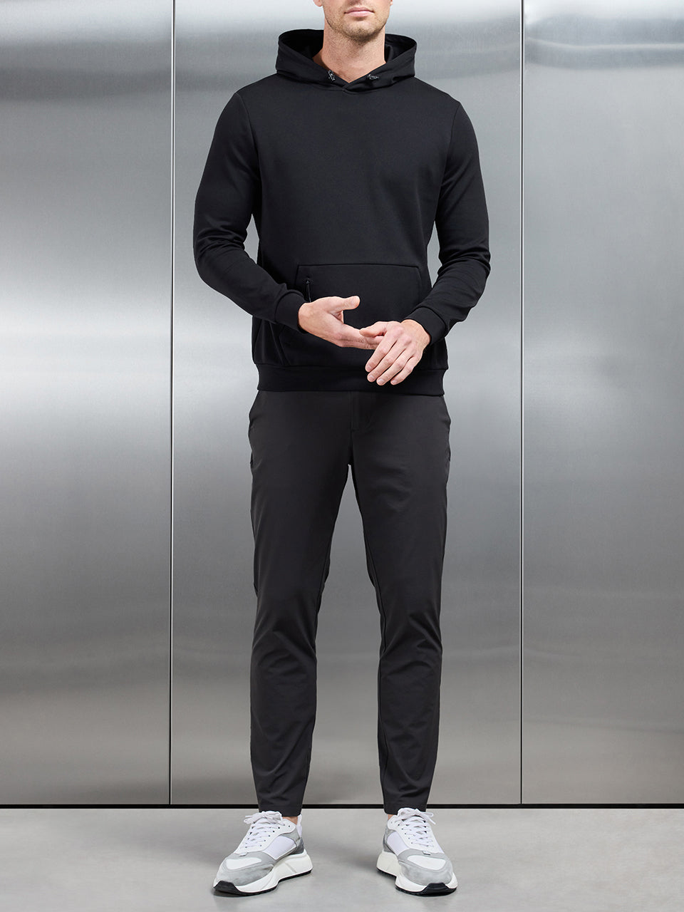 Technical Tailored Trouser in Grey